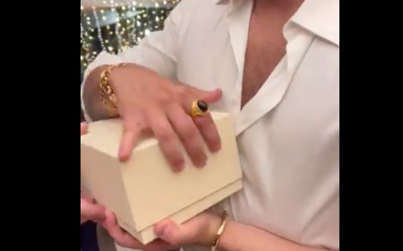 Luan Santana ganha Rolex de Cristiano Ronaldo após show particular no réveillon; relógio é avaliado em R$ 432 mil