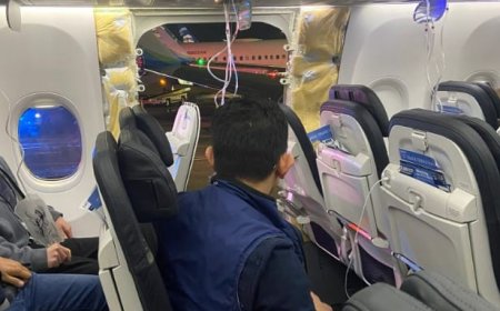 'Acordei do cochilo pensando que era turbulência', diz passageira de avião nos EUA que teve que fazer pouso de emergência após porta abrir