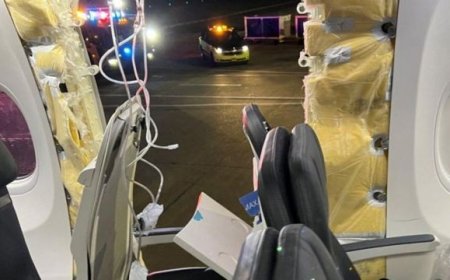 EUA proíbem Boeings 737 Max 9 durante investigações sobre porta que se soltou durante voo