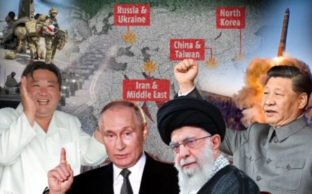 Cinco pontos de inflamação da Segunda Guerra Mundial que poderiam arrastar  para uma guerra interminável à medida que o mundo enfrenta o "momento mais perigoso da história"