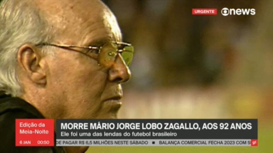 'Escultor do jogo bonito': imprensa mundial repercute morte de Zagallo