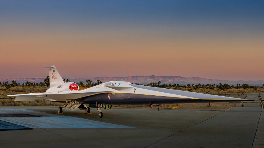 NASA e Lockheed Martin revelam aeronaves supersônicas silenciosas X-59