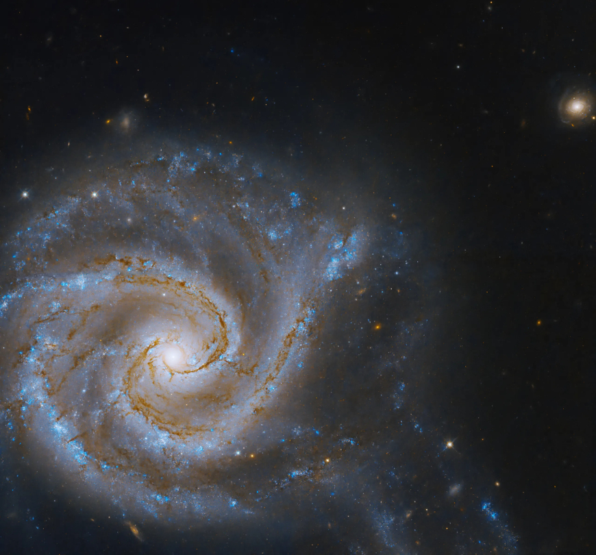 Hubble Observa uma Distorção Galáctica