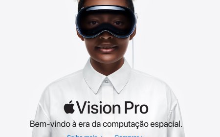 Apple Vision Pro "Você navega simplesmente usando seus olhos, mãos e voz".