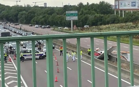 Queda de aeronave em autoestrada faz três mortos em França