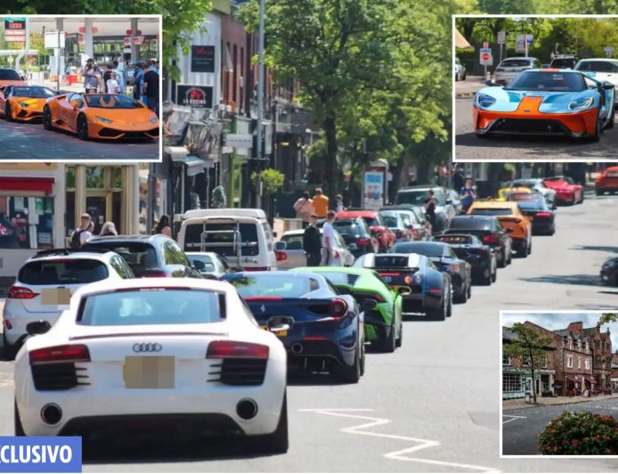 Nossas ruas estão cheias de supercarros no valor de R$ 10,2 MILHÕES dirigidos por estrelas e celebridades da Premier League... é como viver em um showroom