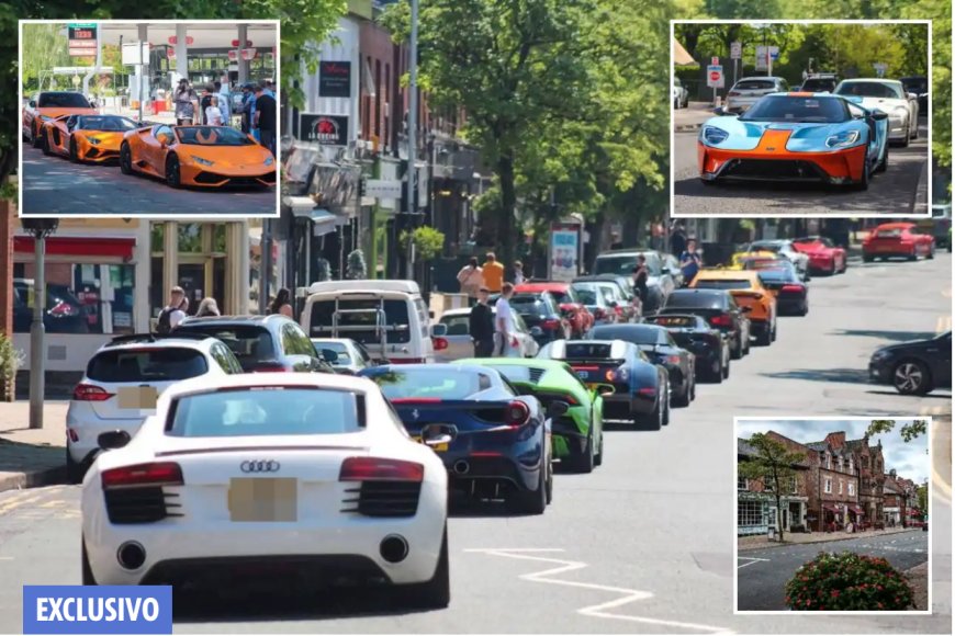 Nossas ruas estão cheias de supercarros no valor de R$ 10,2 MILHÕES dirigidos por estrelas e celebridades da Premier League... é como viver em um showroom