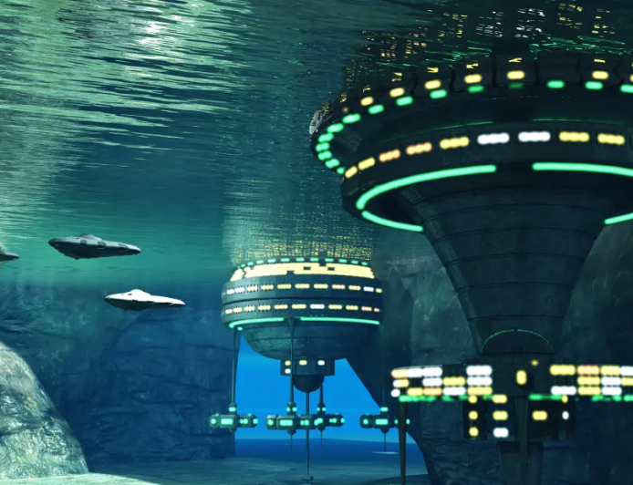 ALIENÍGENAS SOB O MAR Conto bizarro da cidade